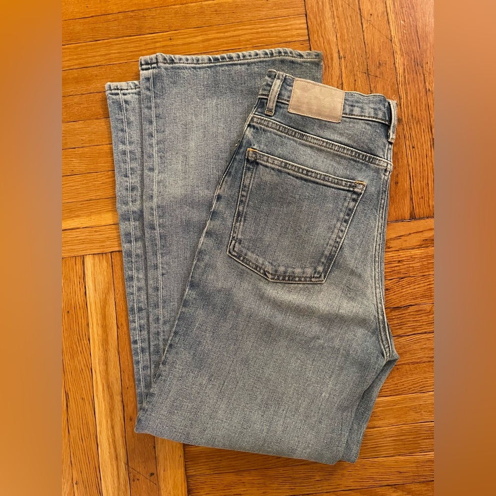 Everlane The Way High Wide Leg Flare Jeans / Size 26 Ankle